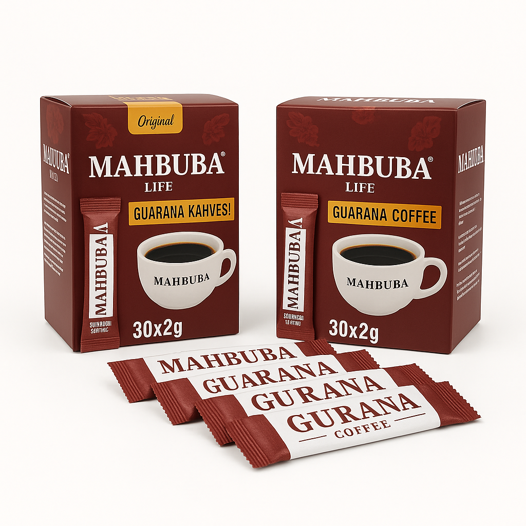 Mahbuba Life Guarana Coffee Sachets – Instant Energy Drink